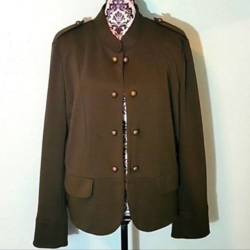 Necessary Objects Open Military Jacket - Picture 2 of 7